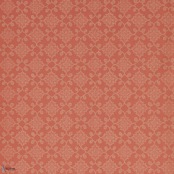 Floral Tracery Tapete in Deep salmon von Zoffany