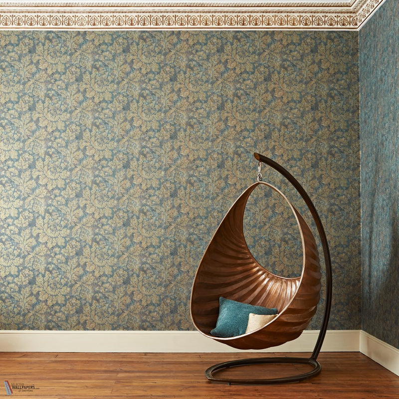 Fresco Secco behang in Bronze van Zoffany