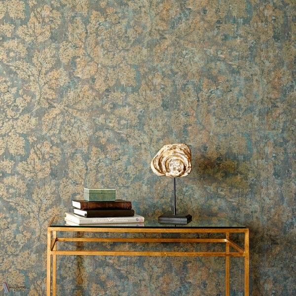 Fresco Secco behang in Bronze van Zoffany