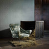 Guinea wallpaper in Charcoal by Zoffany