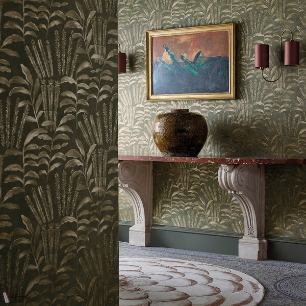 Highclere Tapete in Paris Grey von Zoffany
