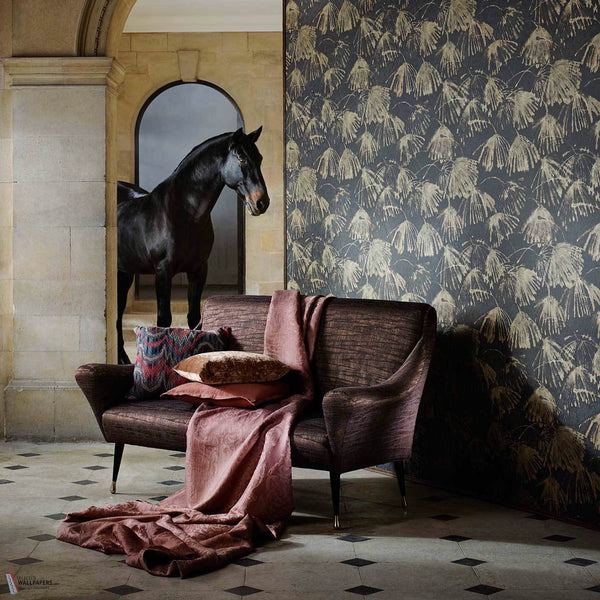 Iliad behang in Fossil van Zoffany
