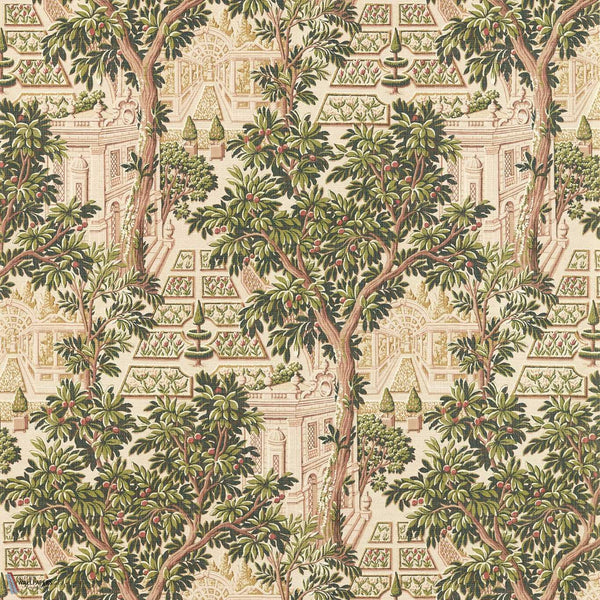 Italian Garden Tapete in Tuscan Pink von Zoffany