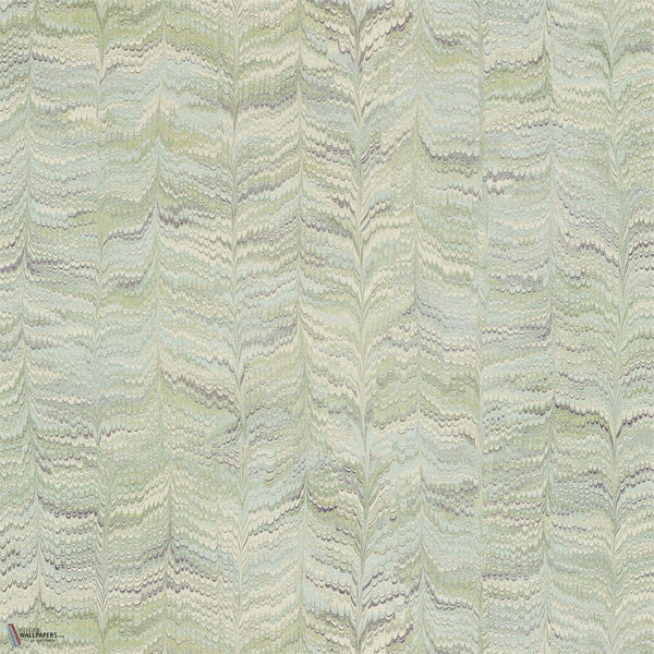 Jaipur Plain Tapete in Jade von Zoffany