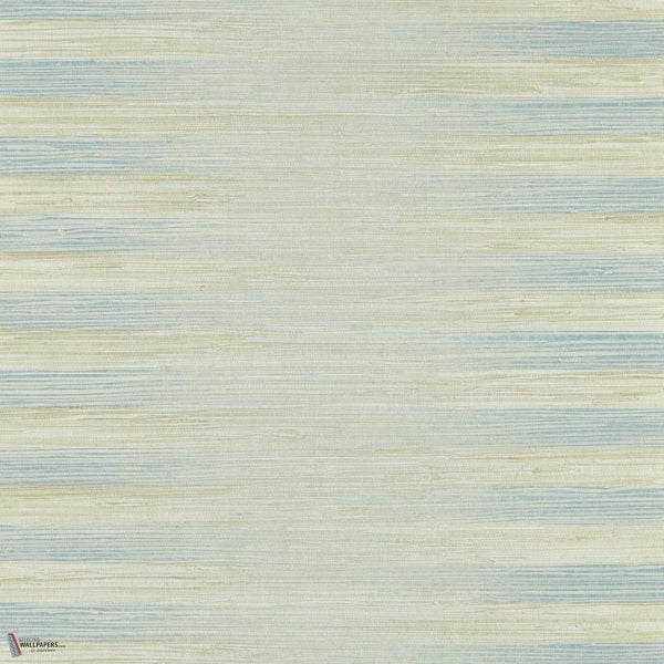 Kensington Grasscloth Tapete in Indigo Wash von Zoffany