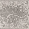 London 1832 behang in Silver van Zoffany