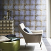 Lustre Tile Tapete in Silver von Zoffany