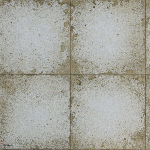 Lustre Tile Tapete in Silver von Zoffany