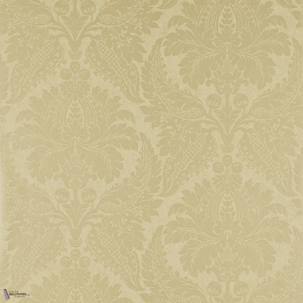 Malmaison Damask Tapete in Champagne von Zoffany