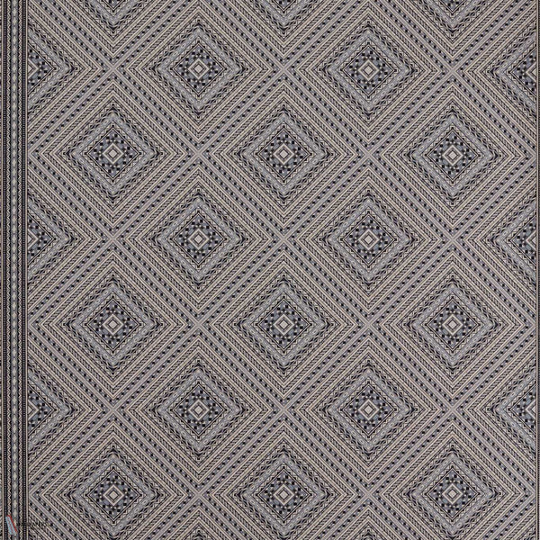 Marquetry Trellis wallpaper in Slate by Zoffany