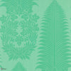 Marsden's Palm Damask behang in Pale Poisen van Zoffany