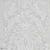 Mitford Damask behang in Platinum Grey van Zoffany