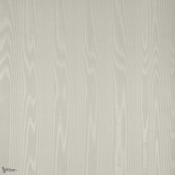 Moire Wallcovering wallpaper in Platinum by Zoffany