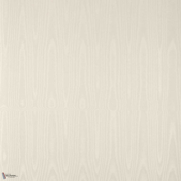 Moire Wallcovering wallpaper in Silver by Zoffany