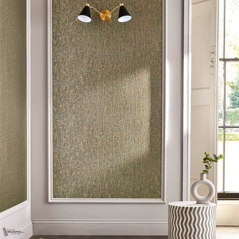 Moresque Glaze wallpaper in Antique Bronze by Zoffany