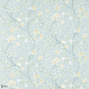 Nostell Priory papel pintado en Blue/Ivory de Zoffany