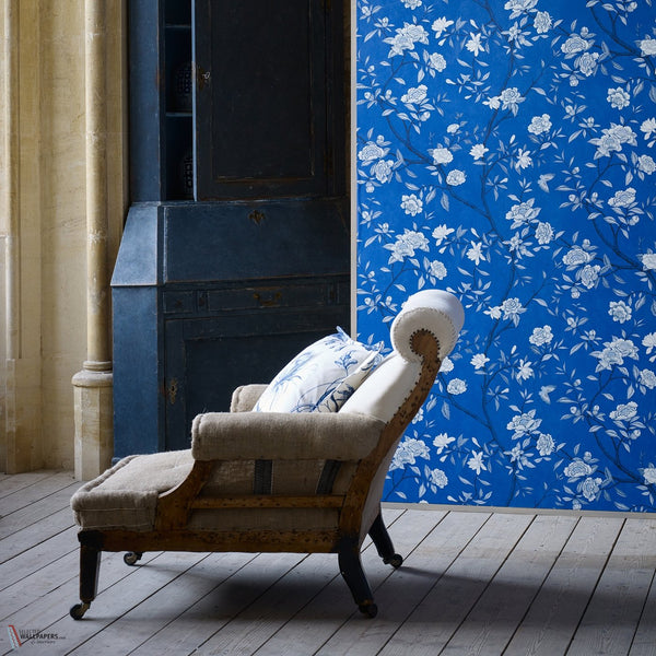 Nostell Priory papel pintado en Lazuli de Zoffany