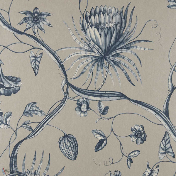 Phaedra Tapete in Prussian Blue von Zoffany