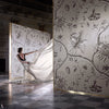 Phaedra Tapete in Silver von Zoffany