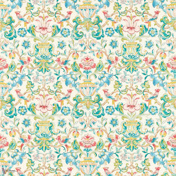 Pompadour Print wallpaper in Multi by Zoffany