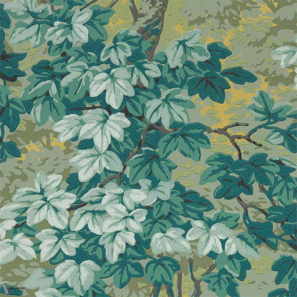 Richmond Park wallpaper in Evergreen by Zoffany