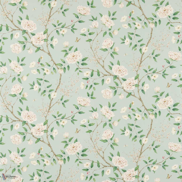 Romey`s Garden Tapete in Sea Green von Zoffany