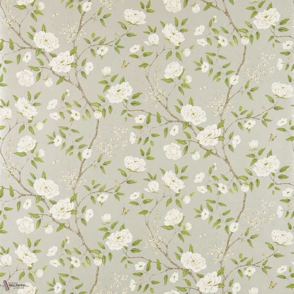 Romey`s Garden Tapete in Silver von Zoffany