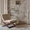 Rose Absolute Tapete in Linnen/Gold von Zoffany