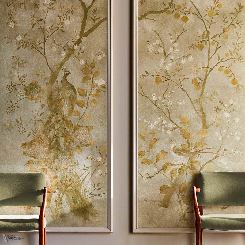 Rotherby papier peint en Old Gold de Zoffany