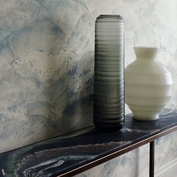Sansui behang in Indigo Wash van Zoffany