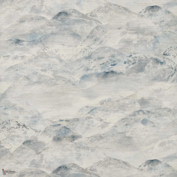 Sansui behang in Indigo Wash van Zoffany