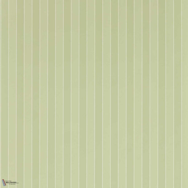 Semper Stripe behang in Pale evergreen van Zoffany