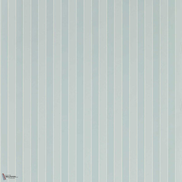 Semper Stripe behang in Wedgwood blue van Zoffany