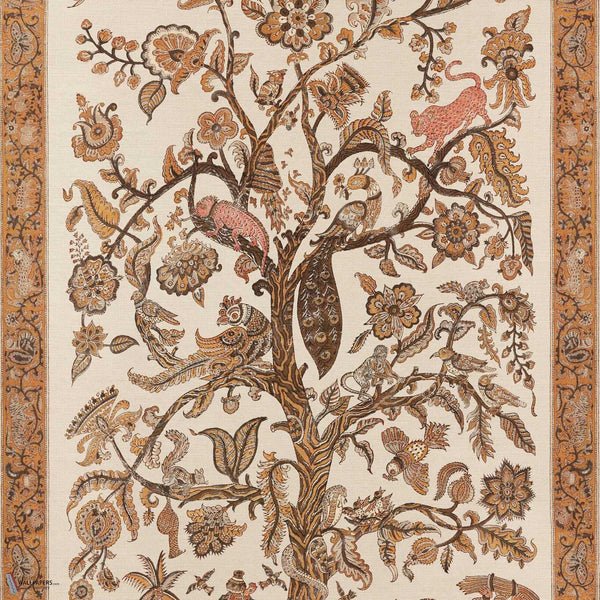 Tree of life wallpaper in Spice by Zoffany