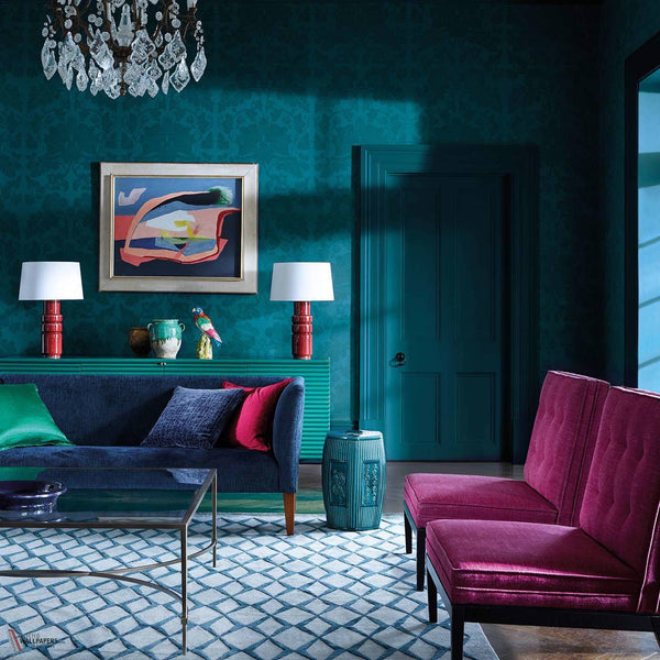 Villandry wallpaper in Serpentine by Zoffany