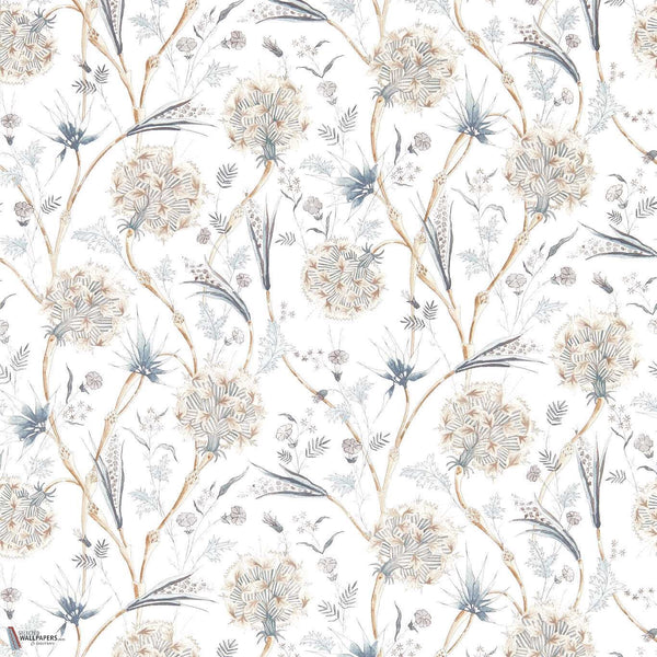 Wallichi wallpaper in Quartz grey by Zoffany
