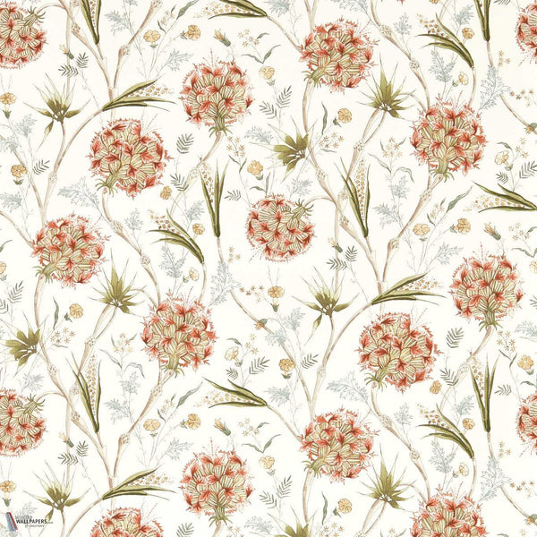 Wallichi wallpaper in Russet/olive by Zoffany