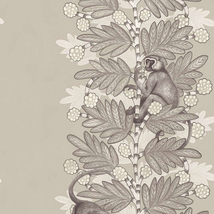 Acacia-Behang-Tapete-Cole & Son-Taupe & White-Rol-109/11054-Selected Wallpapers