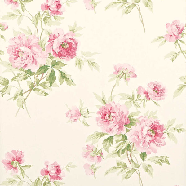 Adele-behang-Tapete-Sanderson-Rose/Cream-Rol-DCAVAD101-Selected Wallpapers