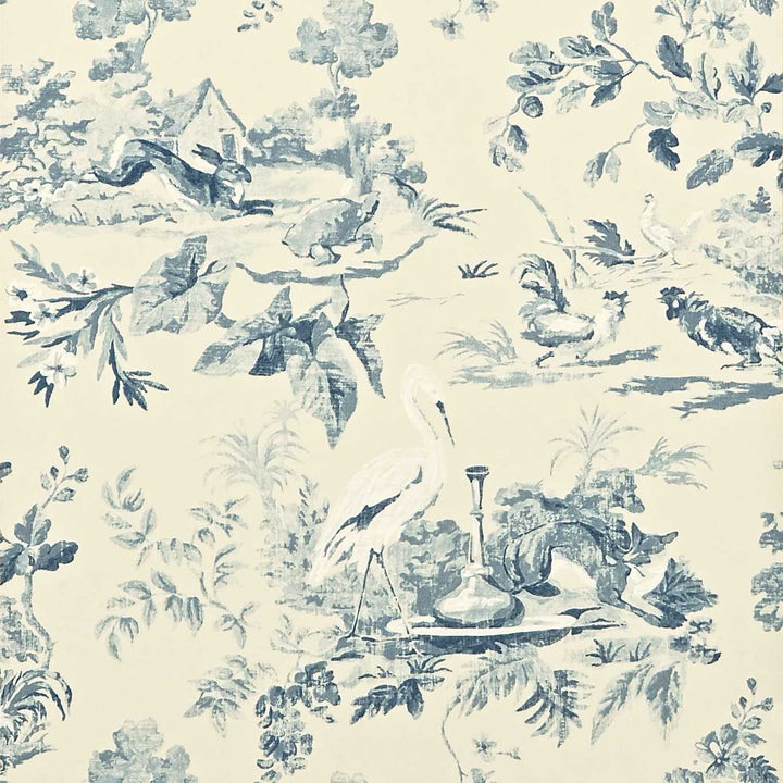 Aesops Fables-behang-Tapete-Sanderson-Blue-Rol-DCAVAE103-Selected Wallpapers