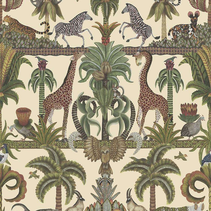 Afrika Kingdom-Behang-Tapete-Cole & Son-Cream-Rol-119/5026-Selected Wallpapers