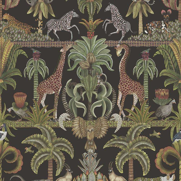 Afrika Kingdom-Behang-Cole & Son-Black-Rol-119/5027-Selected Wallpapers