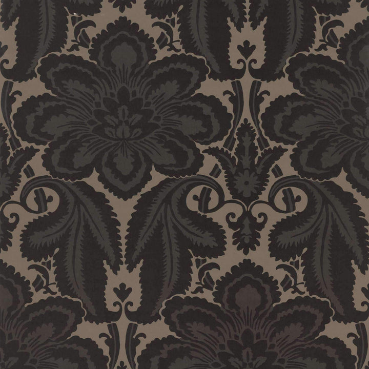 Albemarle-behang-Tapete-Little Greene-Charcoal-Rol-0251ALCHARC-Selected Wallpapers