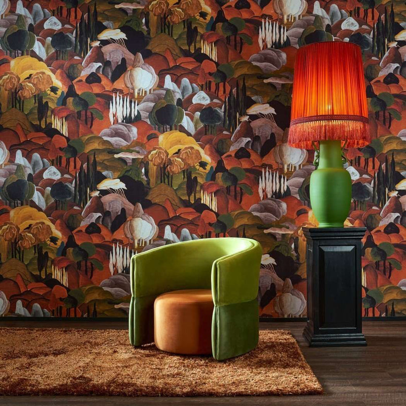 All'ombra dei cipressi papel pintado de Arte