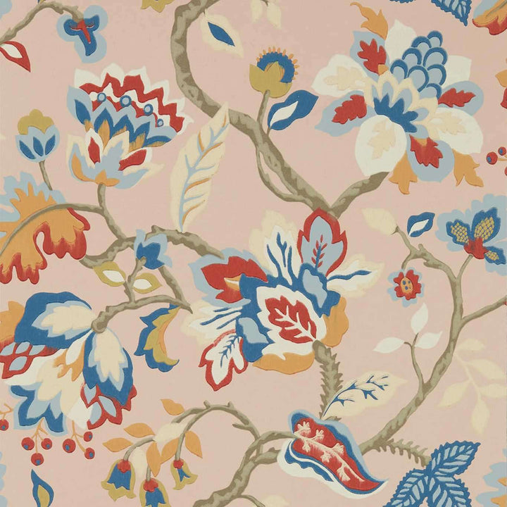 Amanpuri-behang-Tapete-Sanderson-Salmon/Dove Blue-Rol-217043-Selected Wallpapers