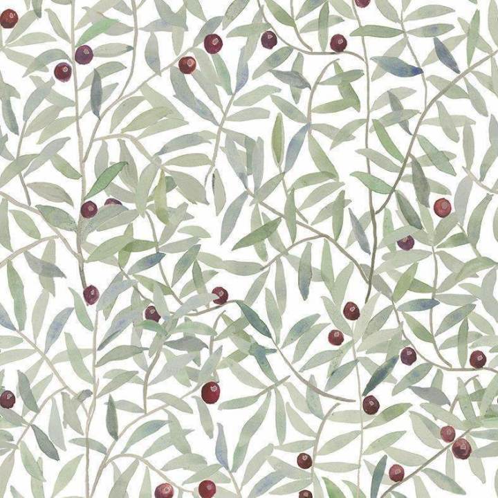 Andrea Zarraluqui - Leaf Craze-Behang-Tapete-Coordonne-White-Rol-8000008N-Selected Wallpapers