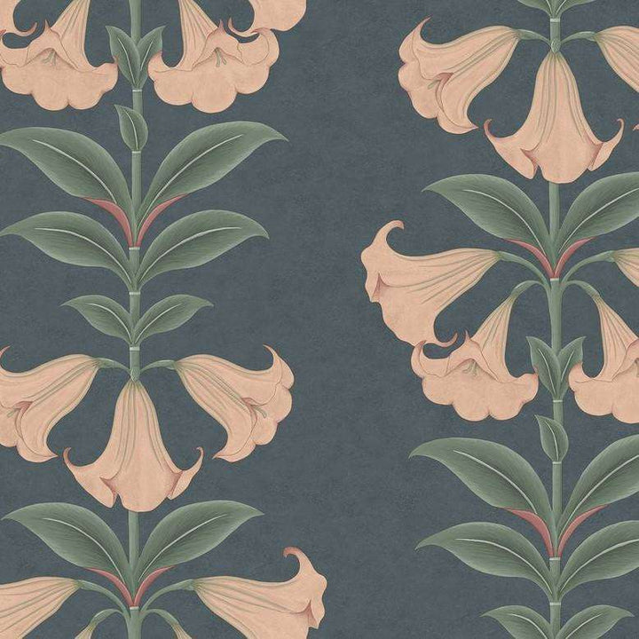 Angel's Trumpet-behang-Tapete-Cole & Son-Coral & Viridian-Rol-117/3009-Selected Wallpapers