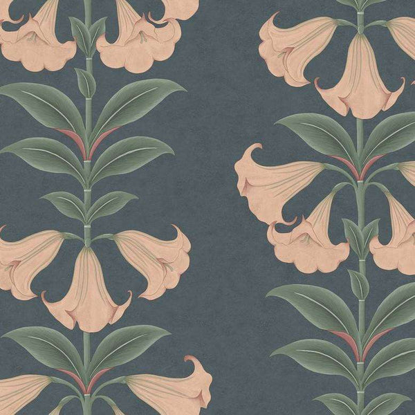 Angel's Trumpet-behang-Cole & Son-Coral & Viridian-Rol-117/3009-Selected Wallpapers