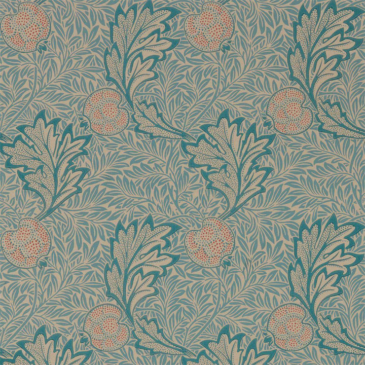 Apple-behang-Tapete-Morris & Co-Indigo Antique-Rol-216690-Selected Wallpapers