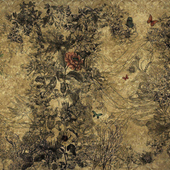 April-behang-Tapete-Inkiostro Bianco-Gold-Gold Leaf-INKLVIC2001-Selected Wallpapers